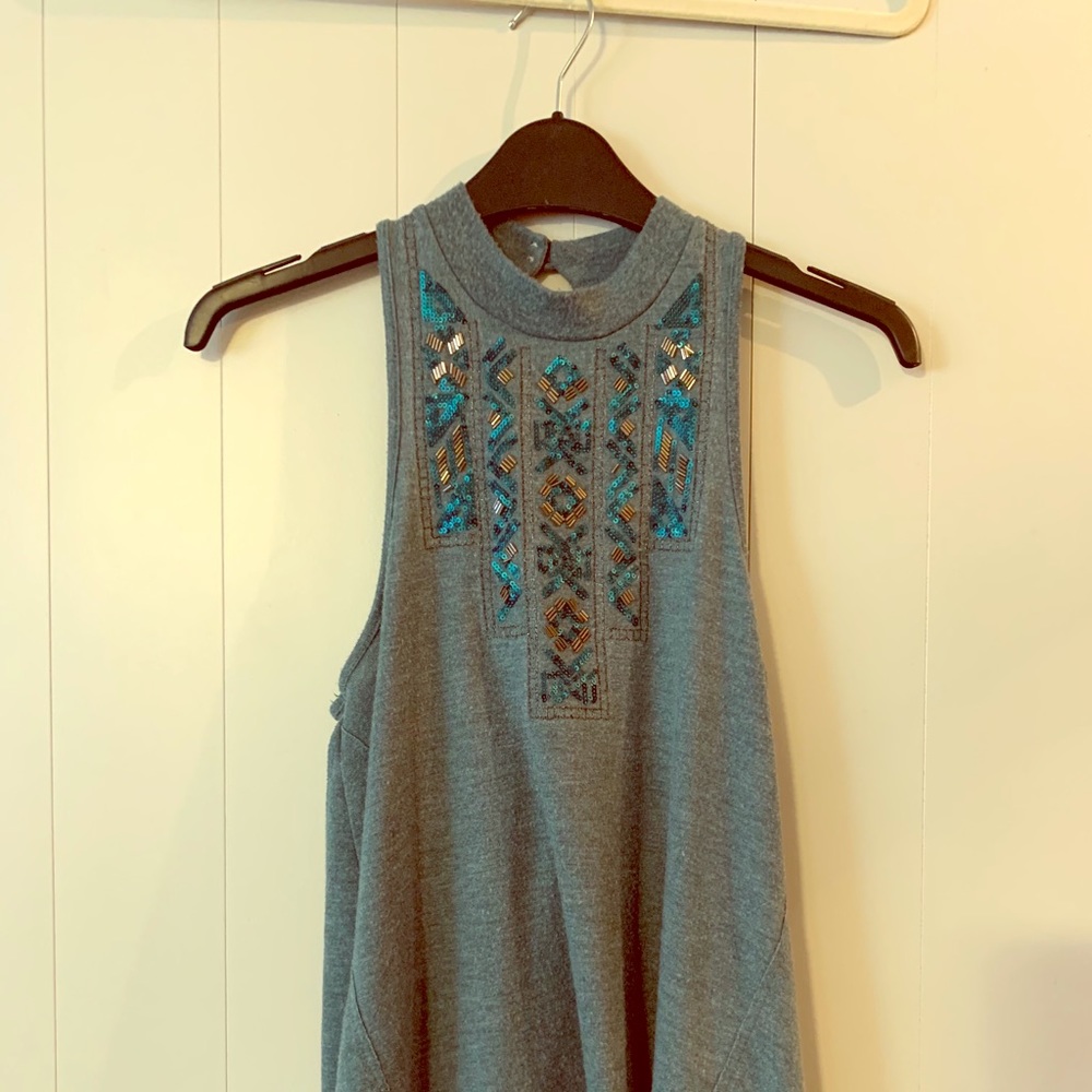 Blue tank top